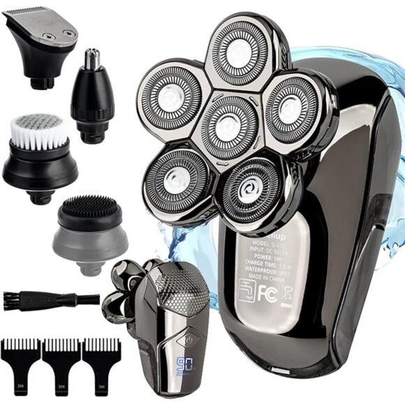 Other - 5-in-1 Men's Grooming Kit Waterproof and Rechargeable Electric Shavers